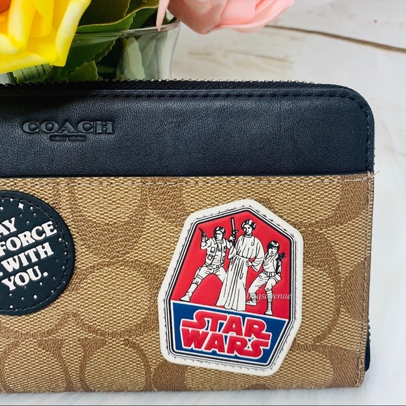 coach Star Wars special edition wallet khaki multi - Picture 5 of 8